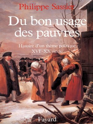cover image of Du bon usage des pauvres